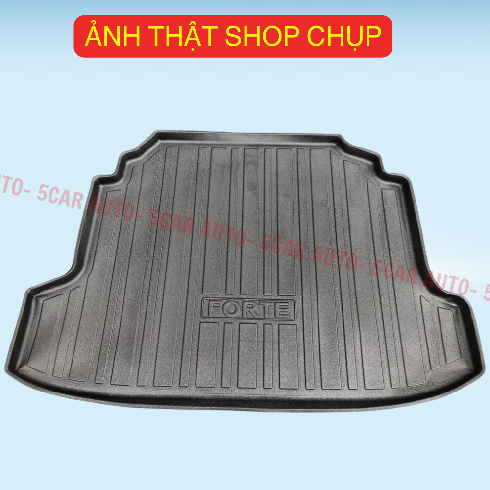 LÓT CỐP xe Kia Forte/ Cerato 2007 - 2012, nhựa dẻo siêu đẹp, siêu bền, chống thấm nước, không mùi, vừa khít xe