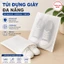 Combo 30 cái Túi đựng giày đa năng có dây rút màu trắng TG001