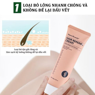 Kem tẩy lông Vibrant 100g nhanh gọn không đau rát Tẩy lông chân nách vùng kín sạch tận gốc