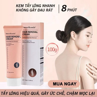Kem tẩy lông Vibrant 100g nhanh gọn không đau rát Tẩy lông chân nách vùng kín sạch tận gốc