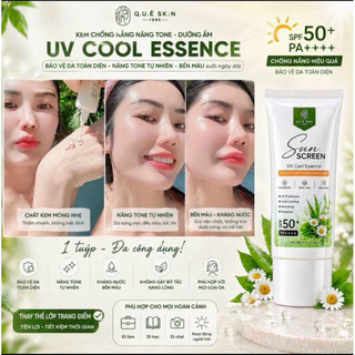 KEM CHỐNG NẮNG thuần chay từ nha đam và cúc la mã nhà Quê Skin nâng tone