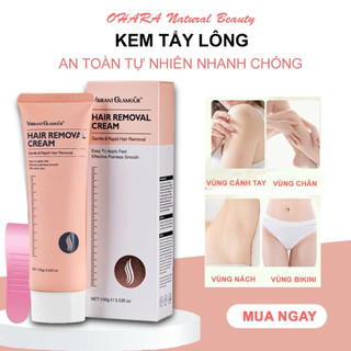 Kem tẩy lông Vibrant 100g nhanh gọn không đau rát Tẩy lông chân nách vùng kín sạch tận gốc
