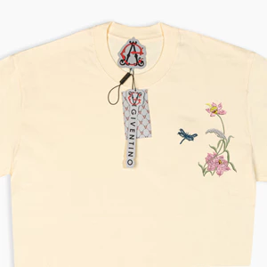 Áo thun Thêu Hoa Chuồn Chuồn Art 5 màu Áo thun local brand cotton 245 gsm ( hoa chuồn chuồn )