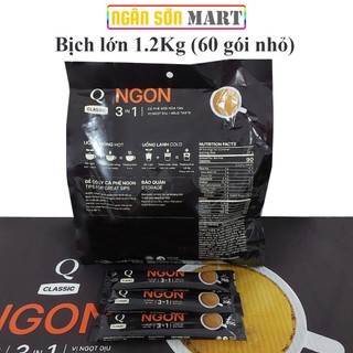 Cà phê sữa Ngon Trần Quang bịch lớn 1.2Kg (60 gói nhỏ 20g)