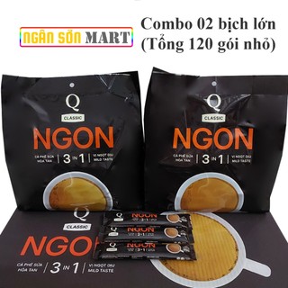Cà phê sữa Ngon Trần Quang bịch lớn 1.2Kg (60 gói nhỏ 20g)