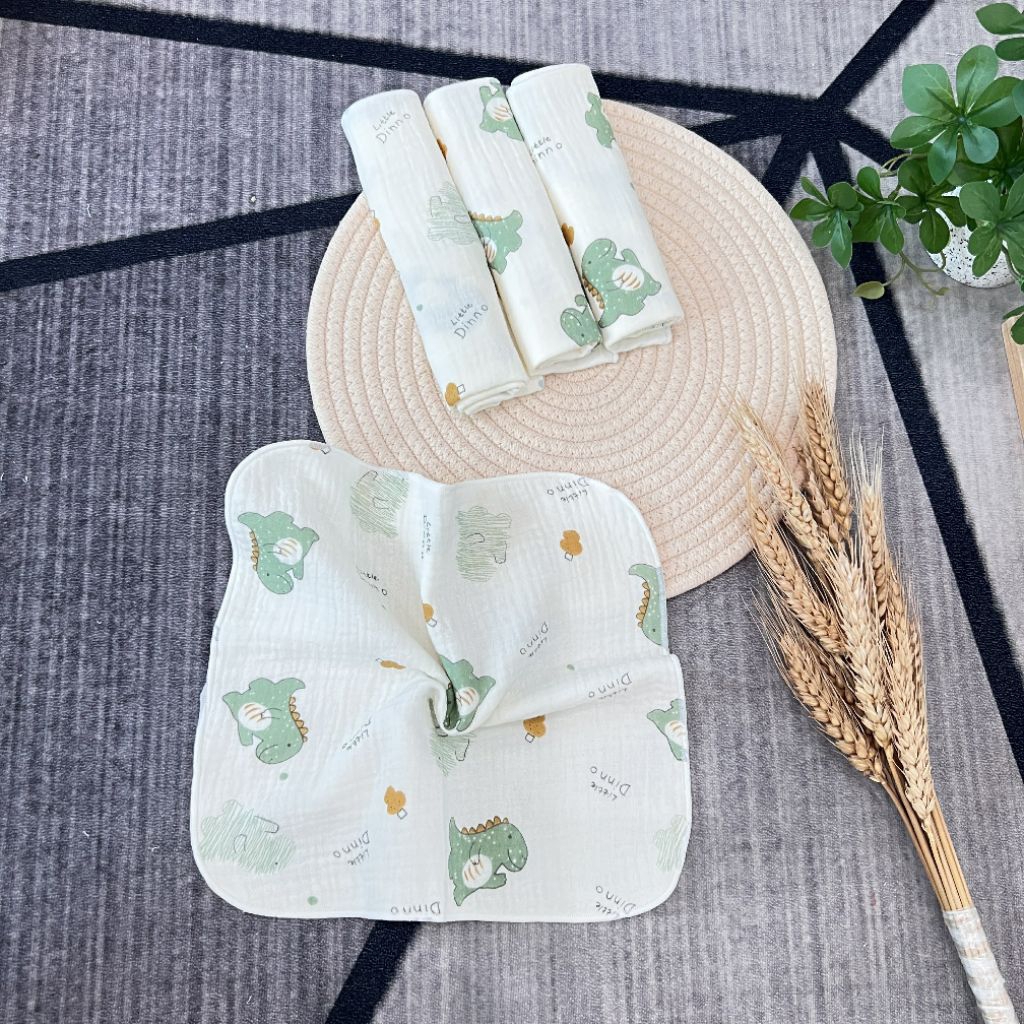 [ Set 5/10 ] Khăn Sữa Cho Bé Sơ Sinh Xô Muslin 2 Lớp Siêu Mềm Thấm Hút  -  An Nhi Baby