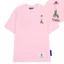 Áo Thun Thêu Hoa Lan Art 5 màu Áo thun Local Brand Cotton 250 Gsm ( Hoa lan 2 đỏ )