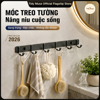 Móc treo phòng tắm | Lắp bằng keo dán hoặc khoan  | Chống gỉ – Không bong sơn