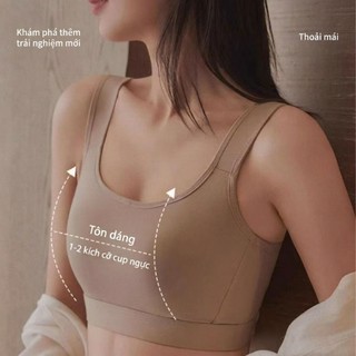 Áo ngực không gọng thoải mái dành cho vận động ôm trọn nâng đỡ chống rung thoáng khí áo lót