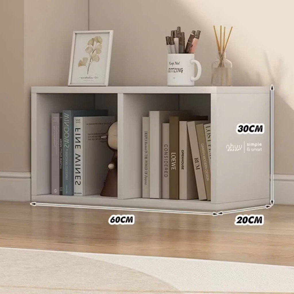 Kệ gỗ HỎA TỐC kệ hình tổ ong lắp ráp tiện lợi, kệ 3 tầng Nhu Y Decor