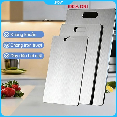 [DCP] thớt thép không gỉ phù hợp cho sử dụng hàng ngày trong nhà bếp gia đình [VN]