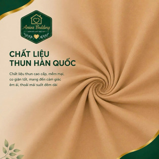 Ga Thun Lẻ Hàn Quốc Aniva Bedding Cao Cấp – Ga Bọc Nệm Bo Chun Ôm Sát Nệm Mềm Mịn Thoáng Mát Đủ Size