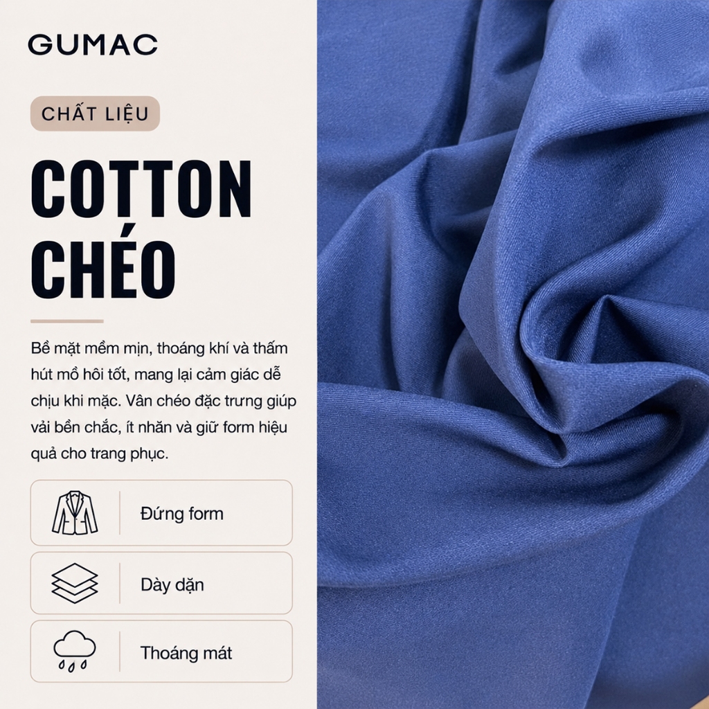 Đầm Nữ Dáng A Xòe GUMAC Thiết Kế Cổ Bâu Trắng Có Túi Công Sở Thanh Lịch LDE0821