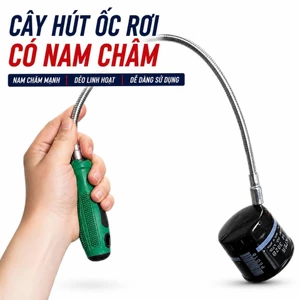Que hút ốc nam châm, que nhặt ốc nam châm, trọng lượng 200gr, thiết kế đầu từ tính, ô tô