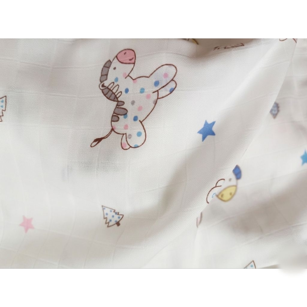 ​[SET 3/5CÁI] Khăn Sữa Cho Bé Sợi Tre An Nhi Baby 30x30cm - Khăn Mặt Sơ Sinh Organic Siêu Thấm Hút, Không Đổ Lông
