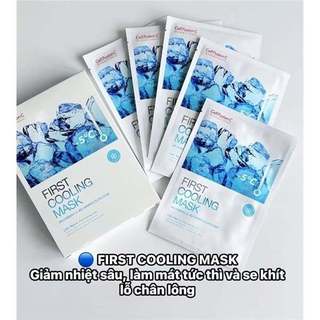Mặt nạ giảm nhiệt, làm dịu da Cell Fusion C Cica Cooling Mask, First Cooling Mask
