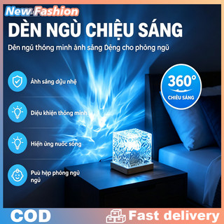 Dèn ngủ đèn nước đèn không khí Đế gỗ lãng mạn Đèn phòng ngủ dành cho các cặp đôi với thiết kế đẹp mắt