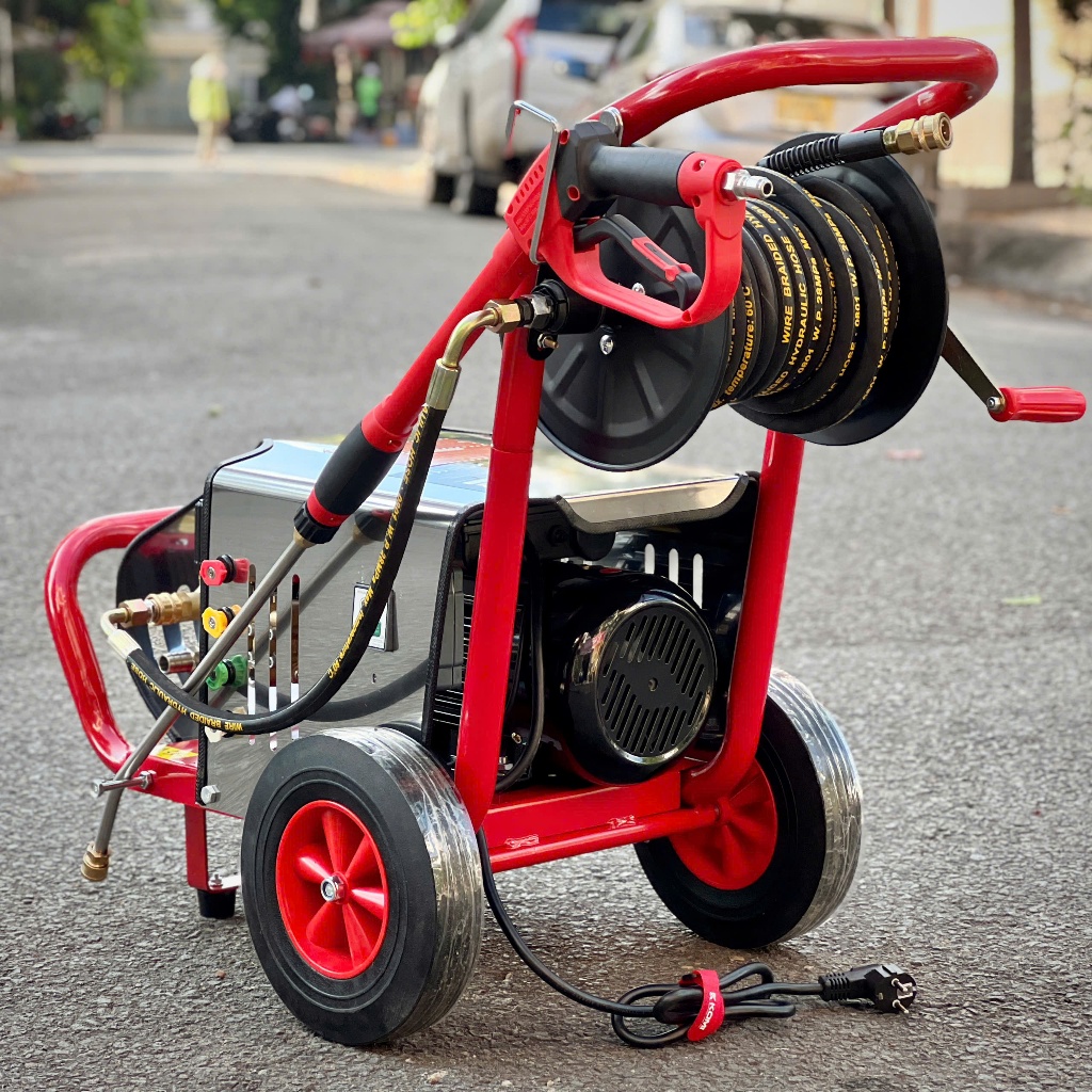 Máy Rửa Xe Cao Áp Công Nghiệp DEKO DK-X30A, Công suất thực 3kW, Lưu lượng 13 L/p, Áp lực nước 200Bar