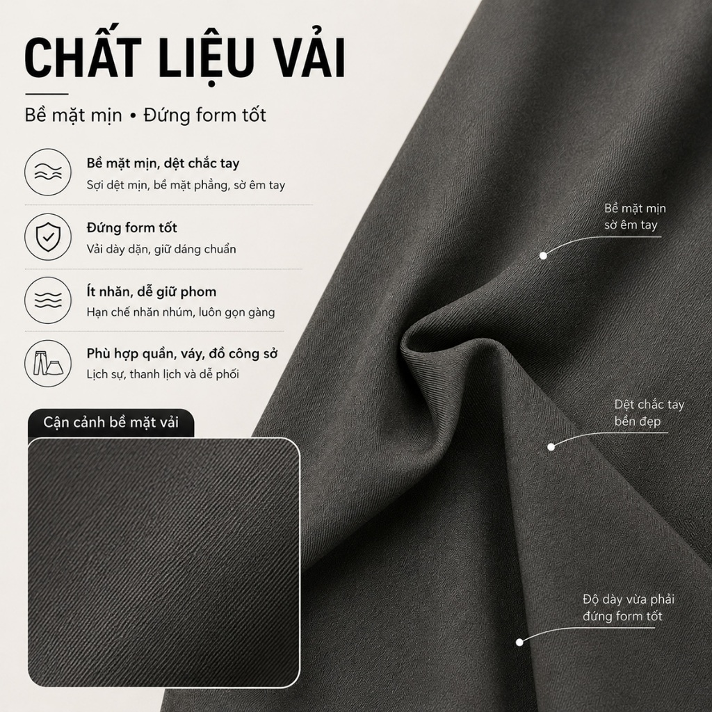 Quần Tây Nữ Ống Suông GUMAC Cơ Bản Túi Xéo Chất Cotton Silk Đứng Form Công Sở LQG05071 - LQG07078