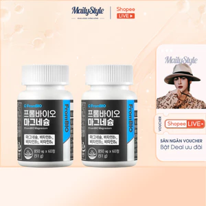 H46_(COMBO) Hộp Mặt Nạ MG FromBio Magnesium 60
