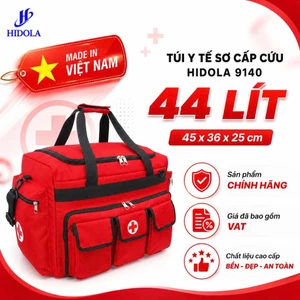 Túi Y Tế Sơ Cấp Cứu, Túi Cứu Thương HIDOLA Dung Tích Lớn Có Quai Xách Tiện Lợi Phù Hợp Cho Tổ Chức 44 LÍT, 9140