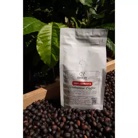 Cà phê Robusta Natural Cavalry 100% hạt cà phê Robusta, gu vừa, thơm vị Sô-cô-la, vị đậm đà