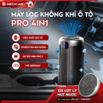 MÁY LỌC KHÔNG KHÍ & KHỬ MÙI XE Ô TÔ CAO CẤP 4in1 Medicar - Lọc bụi mịn PM2.5, khử mùi và khuếch tán tinh dầu hiệu quả — ảnh 1