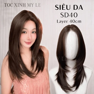 SD40_Tóc giả siêu da lưới chữ T bản mở rộng [Kèm combo phụ kiện]