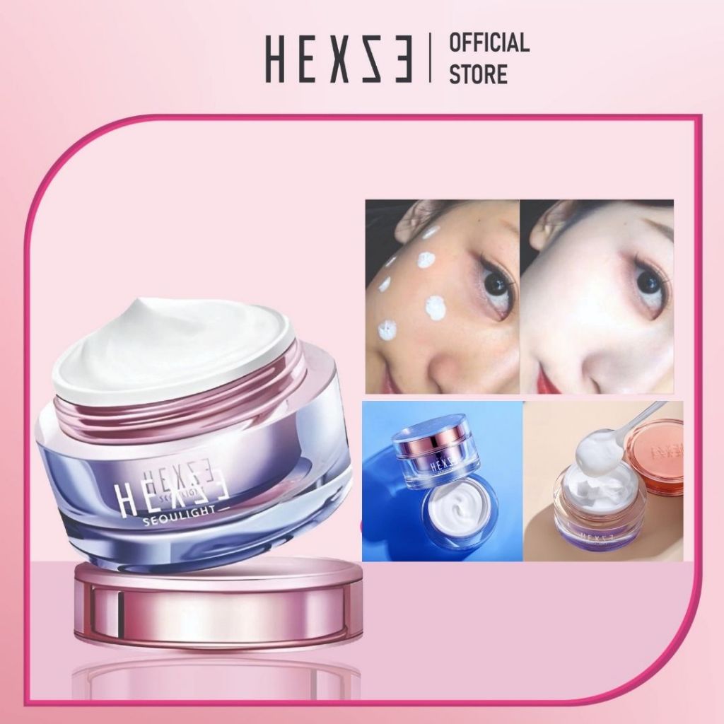 Kem dưỡng nâng tone sáng da HEXZE 50ml, kem Lazy dưỡng cấp ẩm, trắng da, che khuyết điểm