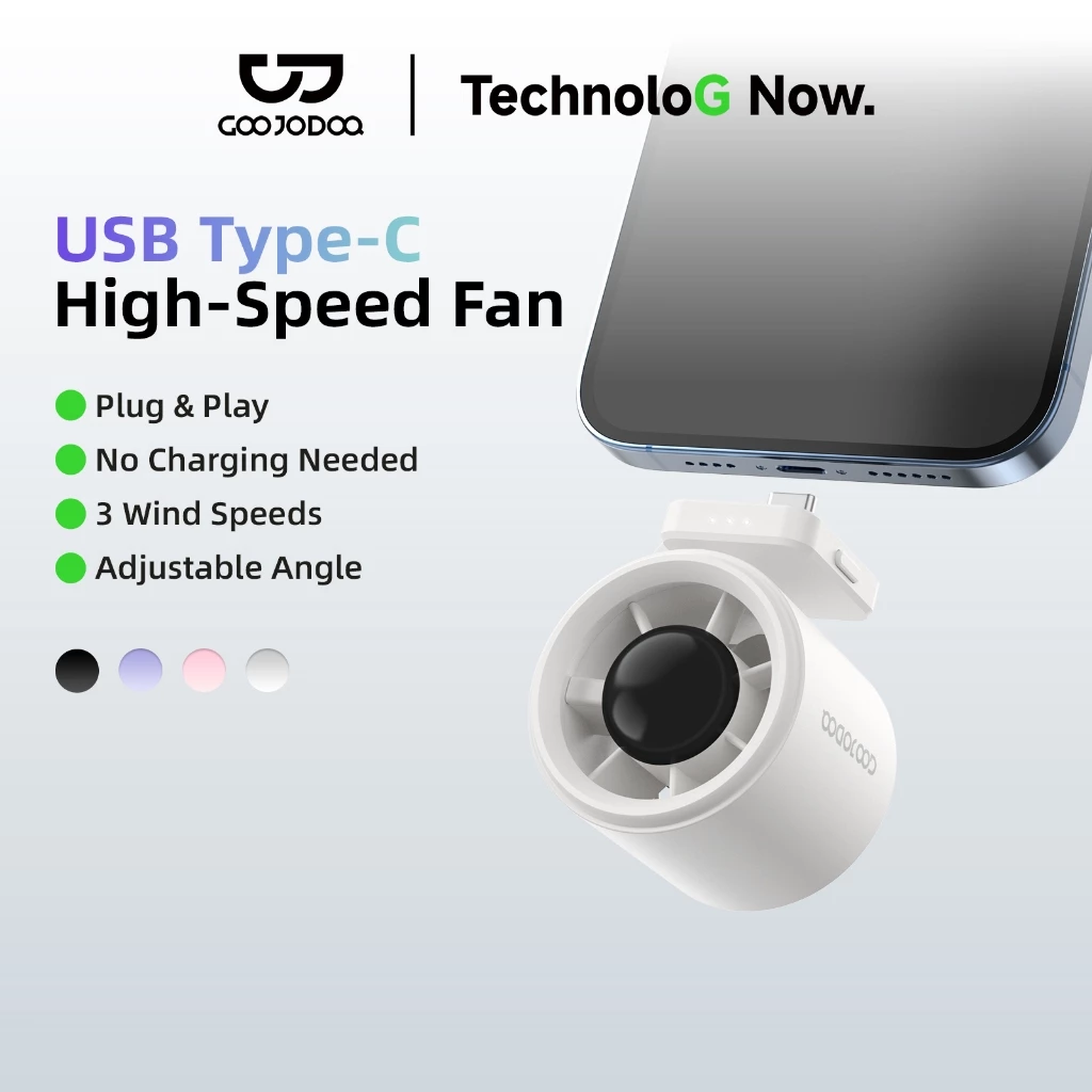 Quạt mini Type-C GOOJODOQ cắm là mát