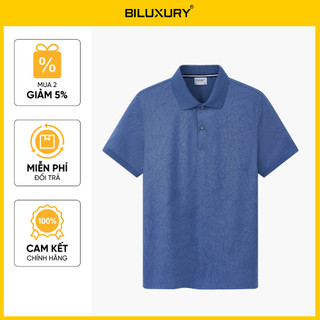 [T7_SALE 20%_HT] Áo Polo Nam Thiết Kế Hoạ Tiết 1APCH675XAH Biluxury Form SlimFit Cao Cấp Kháng Khuẩn Bền Màu