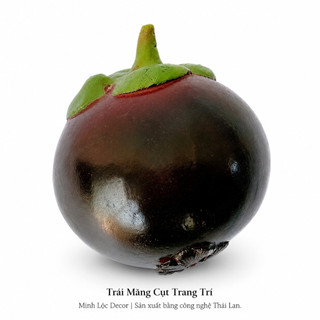 Trái Măng Cụt trang trí | Trái Cây Nhựa foam, Trái Cây trang trí, Trái Cây Mô Hình