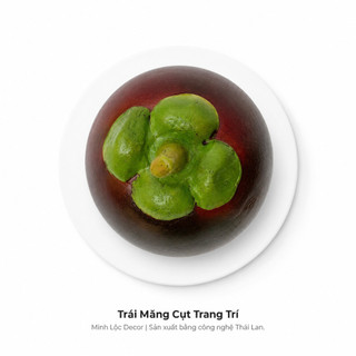 Trái Măng Cụt trang trí | Trái Cây Nhựa foam, Trái Cây trang trí, Trái Cây Mô Hình