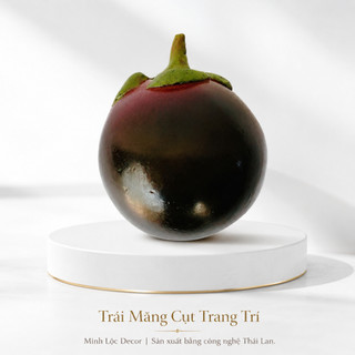 Trái Măng Cụt trang trí | Trái Cây Nhựa foam, Trái Cây trang trí, Trái Cây Mô Hình