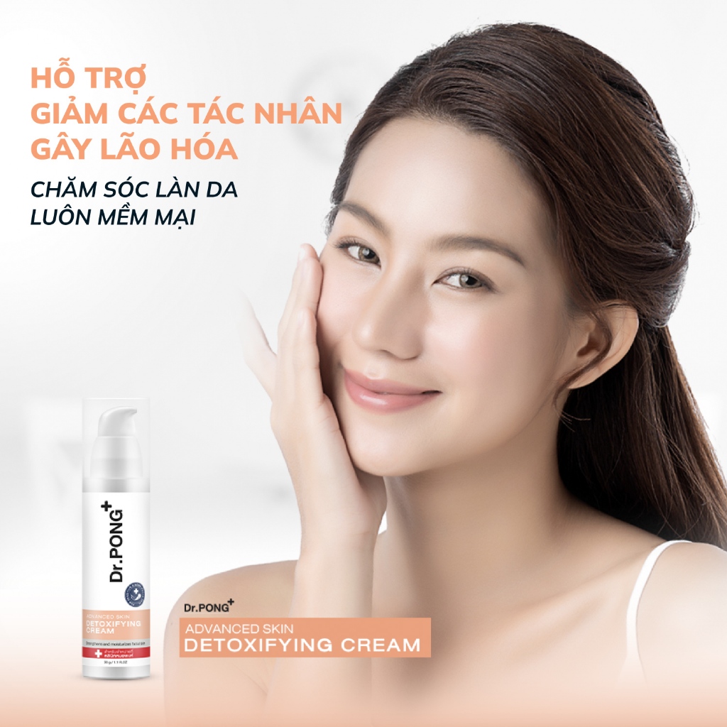 Kem dưỡng cấp ẩm chuyên sâu Dr.PONG Advanced Skin Detoxifying Cream 30g | BigBuy360 - bigbuy360.vn