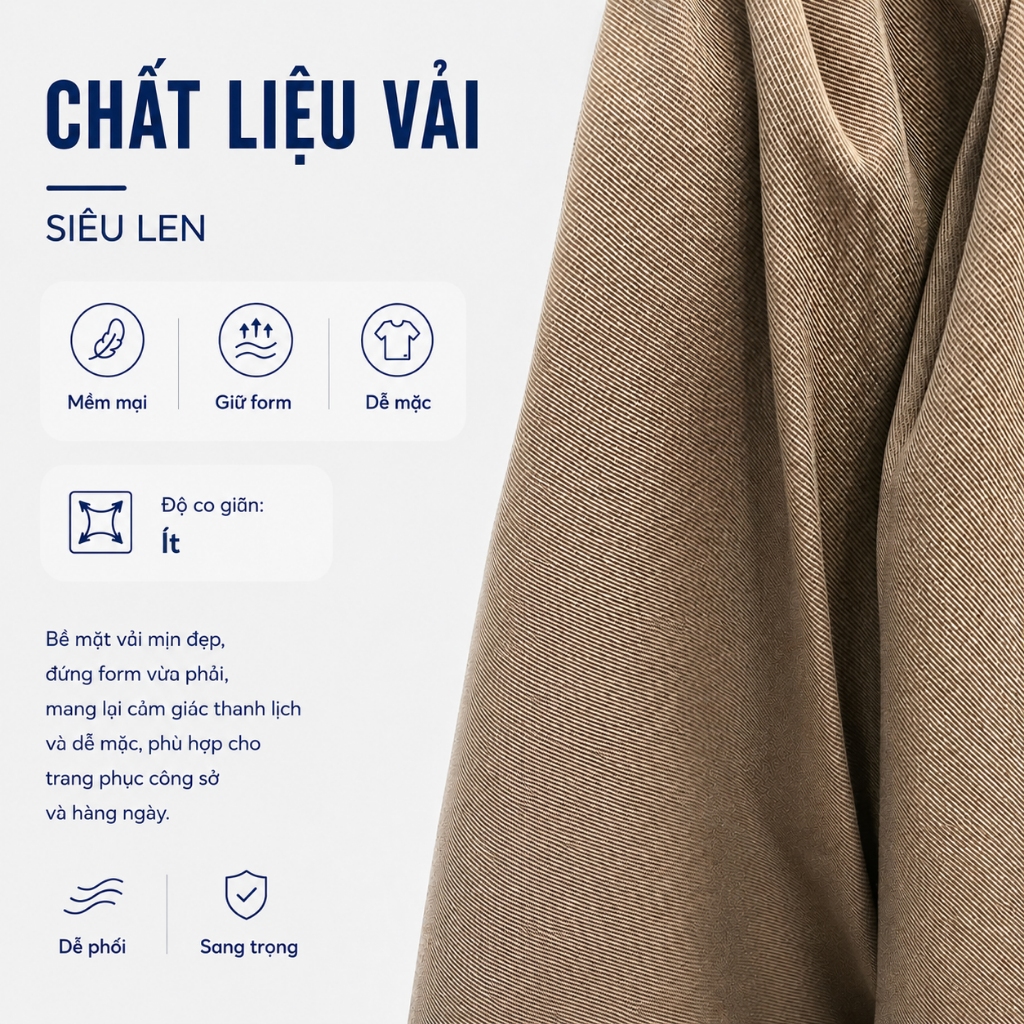 Quần Tây Nữ Ống Suông GUMAC Kiểu Lưng Cao Phối Dây Kiểu Thắt Nơ Dài 100Cm Có Túi LQG0501