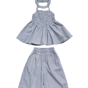 CANDI MIMI Set áo yếm quần dài kẻ caro- NL6778