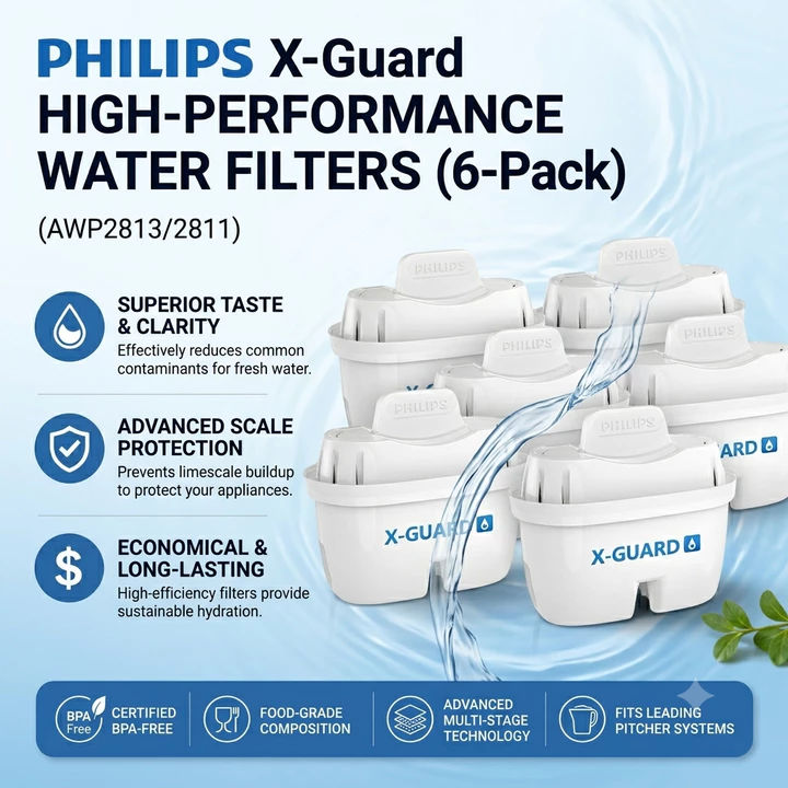 Combo 3 lõi lọc nước BRITA PHILIPS AWP2811 AWP2813 thay thế bình AWP2933 AWP2937WHT AWP2398 ADD5980M