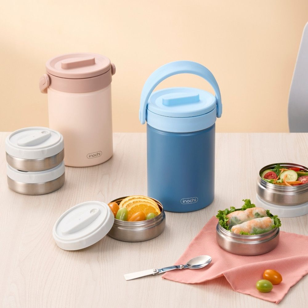 Hộp đựng thức ăn giữ nhiệt inox FUJI APPETIT 1800ml/SAVORY 1700ml INOCHI - Bền màu, an toàn, phù hợp mang đi làm, đi học