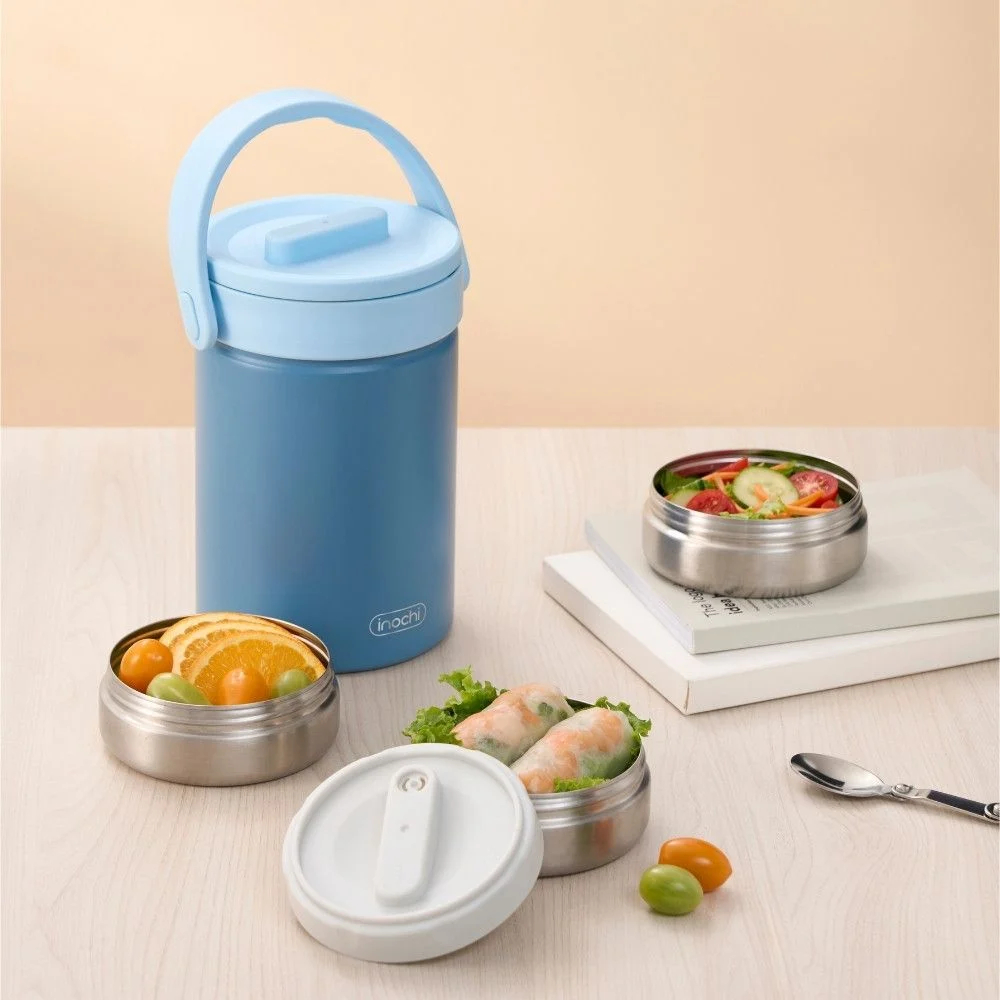 Hộp đựng thức ăn giữ nhiệt inox FUJI APPETIT 1800ml/SAVORY 1700ml INOCHI - Bền màu, an toàn, phù hợp mang đi làm, đi học