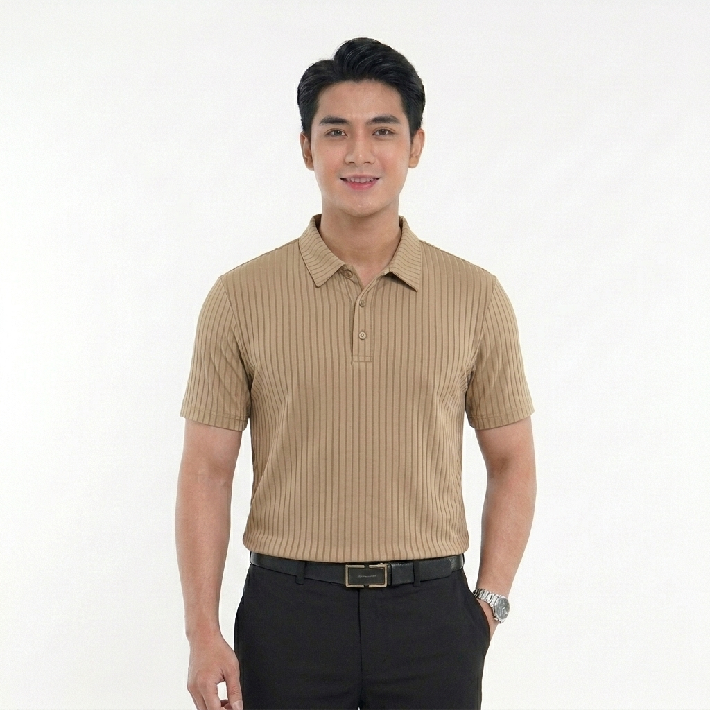 Áo PoloTăm Gân Nam AZ FASHION Cao Cấp Áo Thun Nam Có Cổ Vải Đũi Gân Co Giãn 4 Chiều Phong Cách Hàn Quốc Lịch Lãm