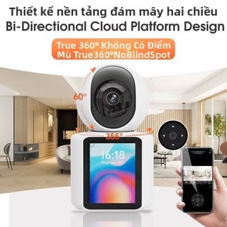 Camera An Ninh Nhà Ở 360° | Màn Hình Thông Minh | Video Call Trực Tuyến | Đàm Thoại Hai Chiều | Quan Xem Từ Xa