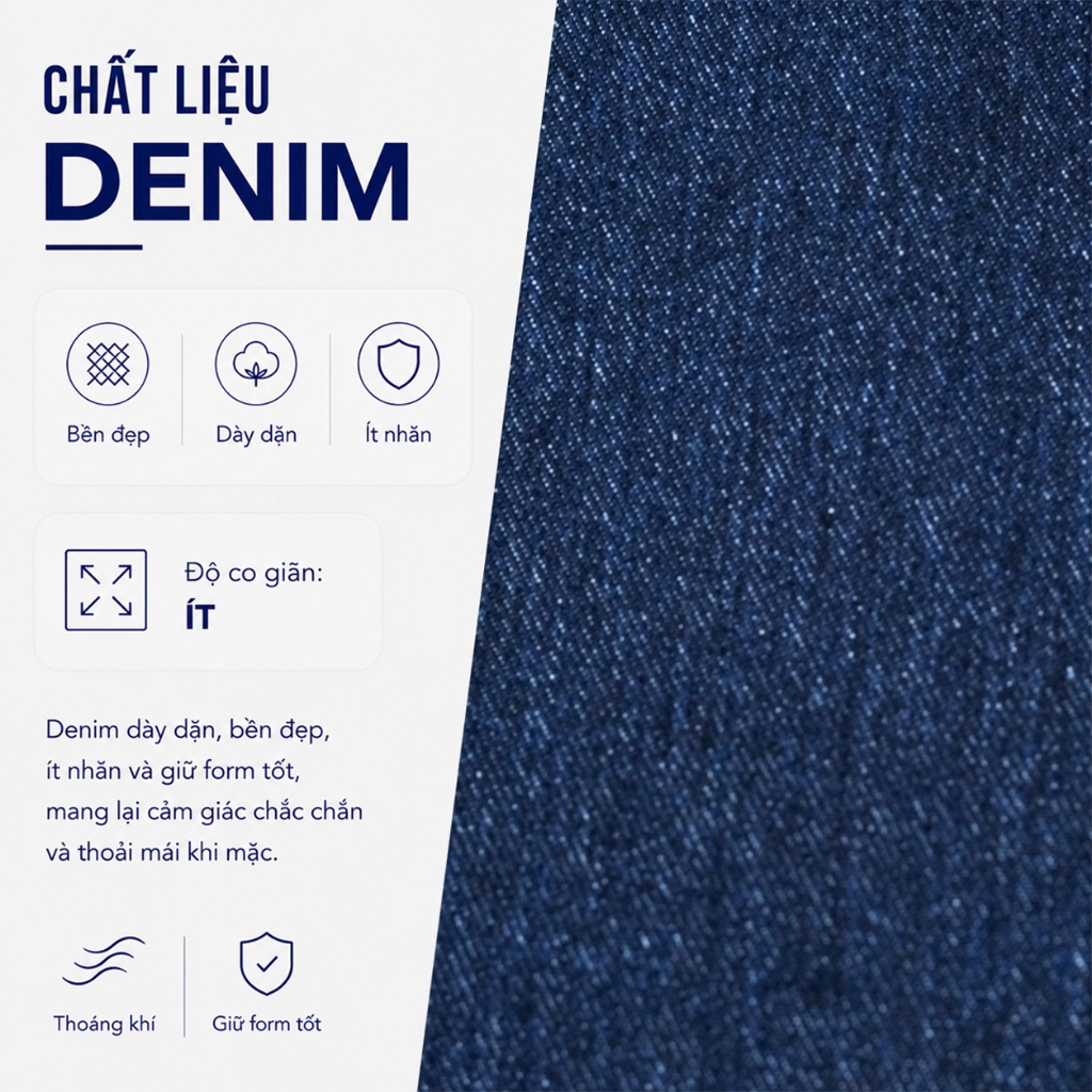Chân Váy Jeans Ngắn GUMAC Dáng A Xòe Thêu Chữ Chất Denim Mềm Dễ Phối Có Lót Quần YVJF12089