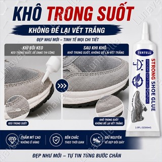 keo sửa giày dép keo dán giày Siêu Dính Cao Cấp, Chống Nước Tốt Trong Suốt An Toàn Cho Da