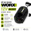 Sạc WA3803 12V 3A & Pin Worx WA3534 - Worx 12V 4A Chính Hãng ( Bảo Hành 12 Tháng ) 1 Đổi 1