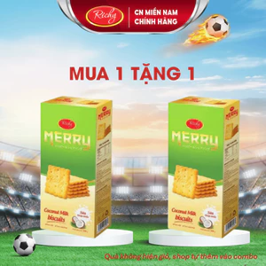 Bánh quy sữa dừa HG 108g (Merry), Date t12/2026