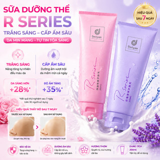 Kem, Sữa Dưỡng Thể Trắng Da Toàn Thân Hương Nước Hoa Thái Lan Rseries Hand and Body Lotion 200ml - Mịn Màng Suốt 24H