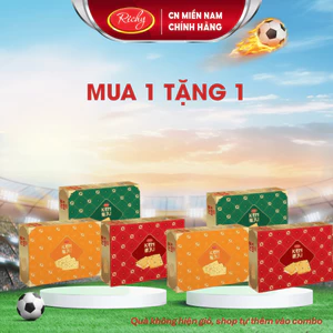 Hộp Bánh Tết Kenju Kim Cương, Kenju Rau Củ, Kenju Tôm, Kenju Kem Dẻo, Hộp Giấy 325g-360g