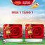 Bánh bơ trứng giòn Richy Rose Love hộp giấy 255g