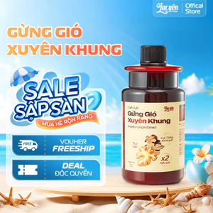 Gừng Xuyên Khung Lạc Yên Foods Cốt Gừng Không Bả Dùng Ngâm Chân Pha Tắm Giữ Ấm Lành Tính